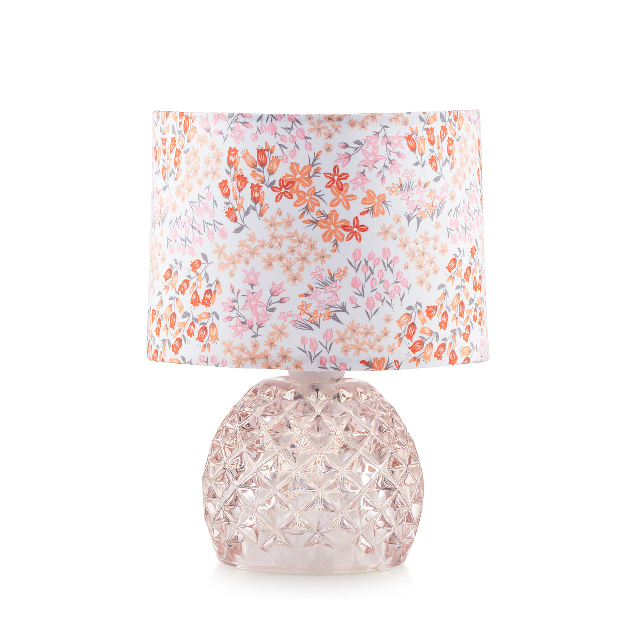 Lampada Emò con base rotonda cipria