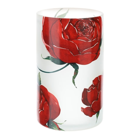 VASO VETRO ROSE BACCARAT DIA.12X20CM
