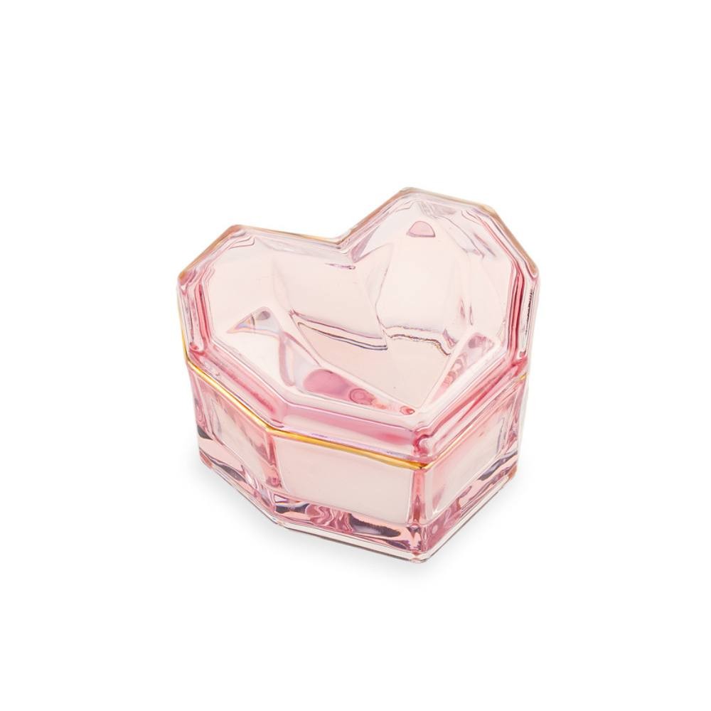 Scatola cuore GR cipria 15,5x9 cm Emò