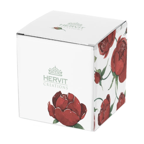 VASO VETRO ROSE BACCARAT DIA.12X20CM