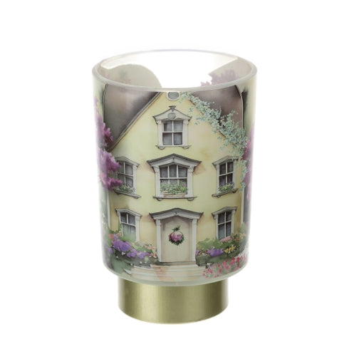 LAMPADA VETRO COTTAGE GIALLA