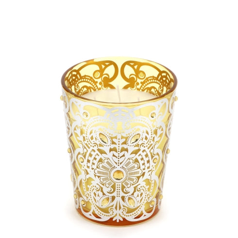 CANDELA VASO VETRO BISANZIO DIA.13XH15,5 HERVIT