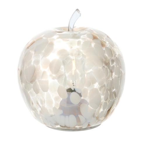 LAMPADA LED MELA VETRO DIA.22XH23CM HERVIT