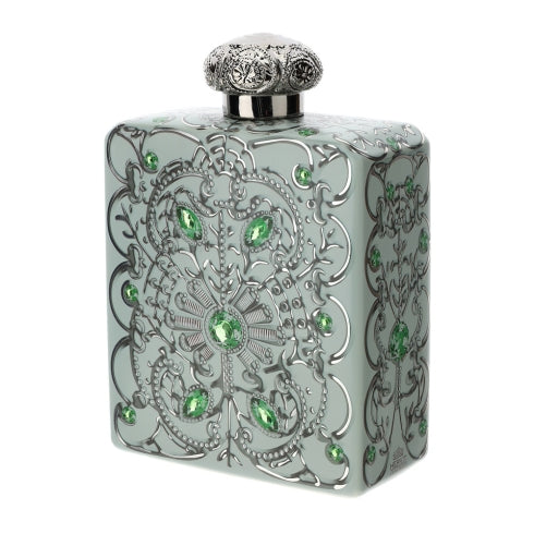 BOTTIGLIA PORC.BYZANTIUM VERDE19X9X27CM HERVIT